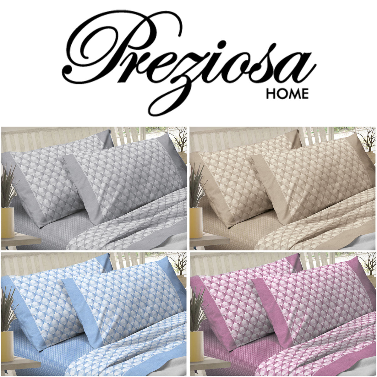 Lenzuola Preziosa letto Flanella Soffice dis.18