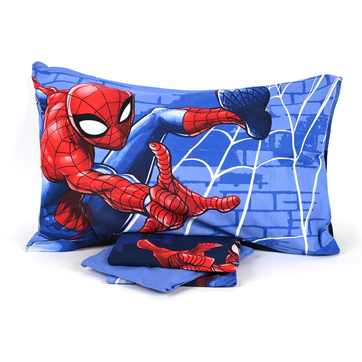 Completo letto con federa piazzata Spiderman cotone Marvel