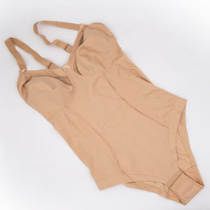 Body contenitivo senza ferretto Spiman 356 in cotone elasticizzato