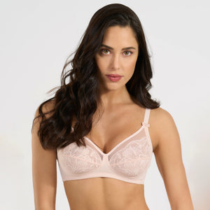 Reggiseno senza ferretto Spiman Alida microfibra e pizzo