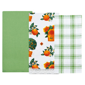 Strofinacci da cucina cotone Preziosa Calisè S06 3 pezzi