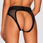 Panties seducente intimo aperto a rete Obsessive strapelie