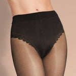 Collant riposante con corpino ricamato Sisi Style 40 den