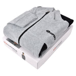 Tuta uomo pile micropolar con zip Superga SMW22331 grigio mel.
