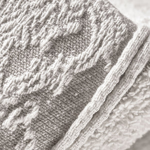 Vingi set asciugamani viso + ospite cotone Sveva bianco