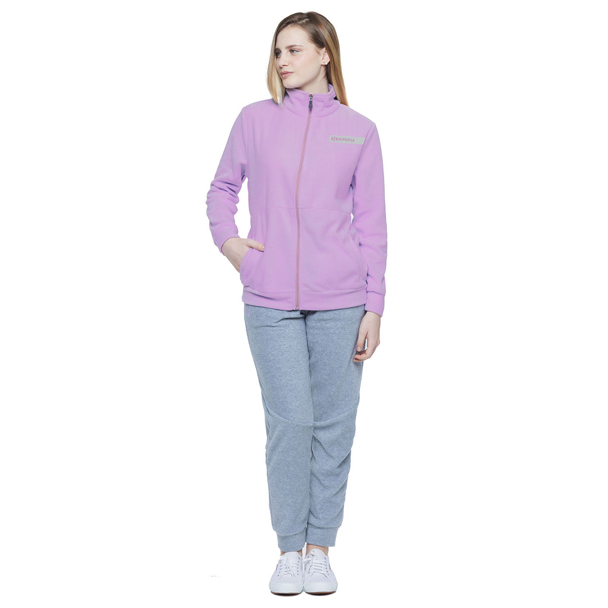 Tuta Donna micropolar aperta Superga SWW25770