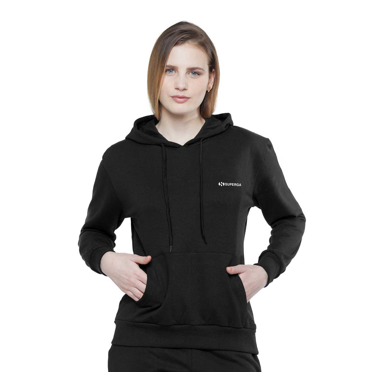 Felpa donna con cappuccio felpata Superga SWW25789