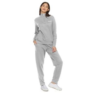 Tuta donna con zip in cotone felpato Superga SWW25802