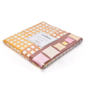 Completo letto Pompea Tapestry lenzuola sopra sotto con angoli federa rosa