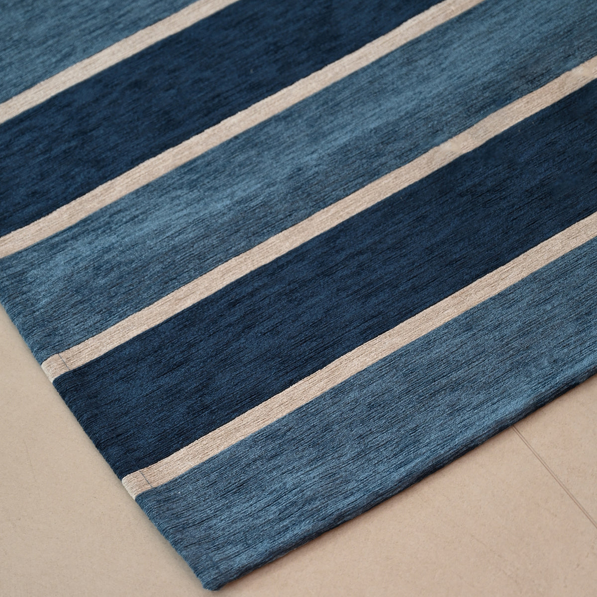 Tappeto a righe antiscivolo Zambaiti jacquard gobelin
