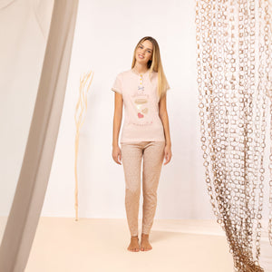 Pigiama Donna Tris con Doppio Pantalone Irge TD50