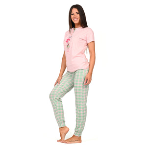 Pigiama donna tris con pantaloncino + pantalone lungo Irge TD54