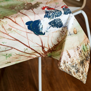 Tovaglia Vingi Tiffany cod.A08 in cotone con galli