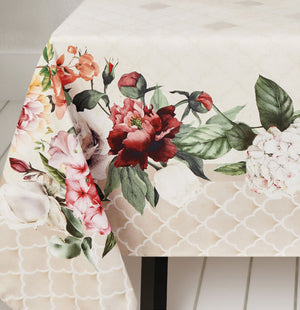 Tovaglia Vingi Tiffany cod.A15 in cotone con fiori