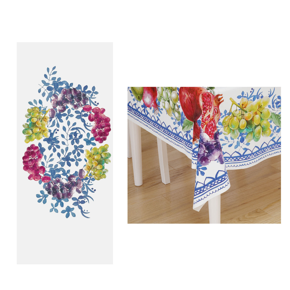 Tovaglia Vingi Tiffany cod.19 fantasia frutta cotone