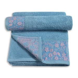 Vingi set asciugamani viso + ospite cotone Tiziana