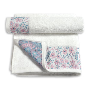 Vingi set asciugamani viso + ospite cotone Tiziana