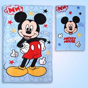 Asciugamani 100% cotone Mickey Mouse Disney 2 pezzi