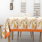 Tovaglia in cotone campanelle margherite Alba Vanilla Irge arancione