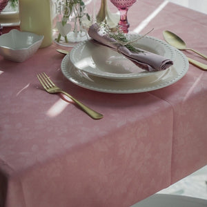 Tovaglia antimacchia no stiro Europa Sommaruga rosa