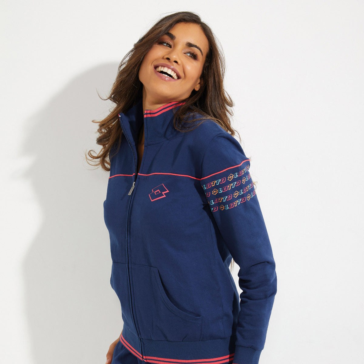 Tuta donna Lotto cotone primaverile LA5000 blu