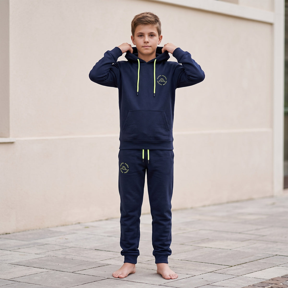 Tuta uomo/ragazzo con cappuccio primaverile Kappa KMS26154/Y