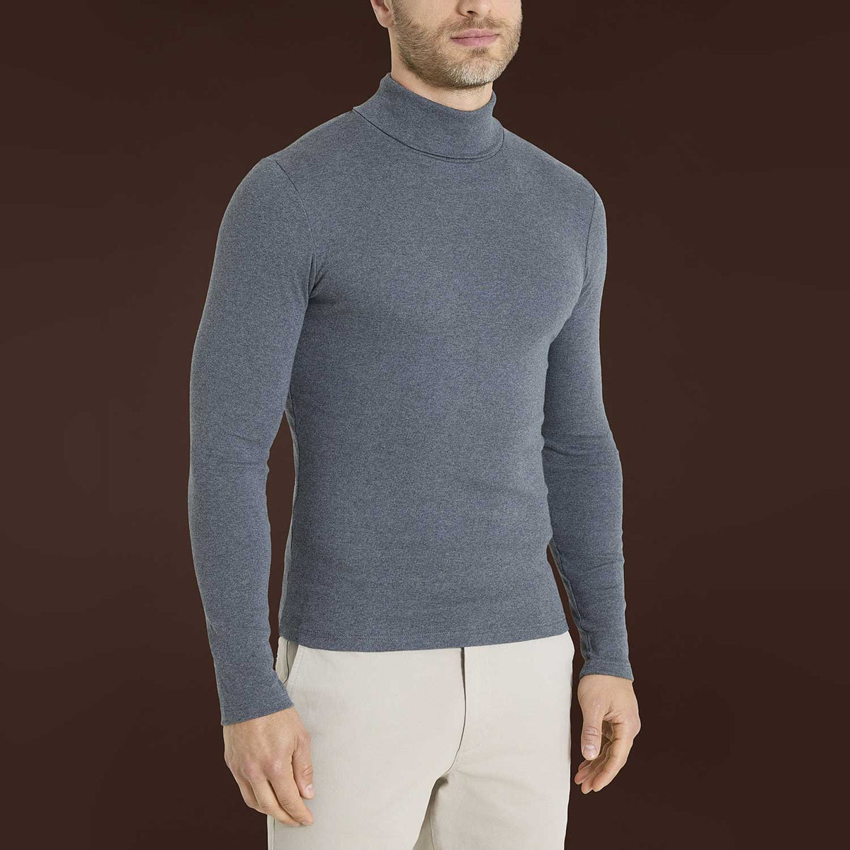 Dolcevita uomo cotone spazzolato Ragno U262AK