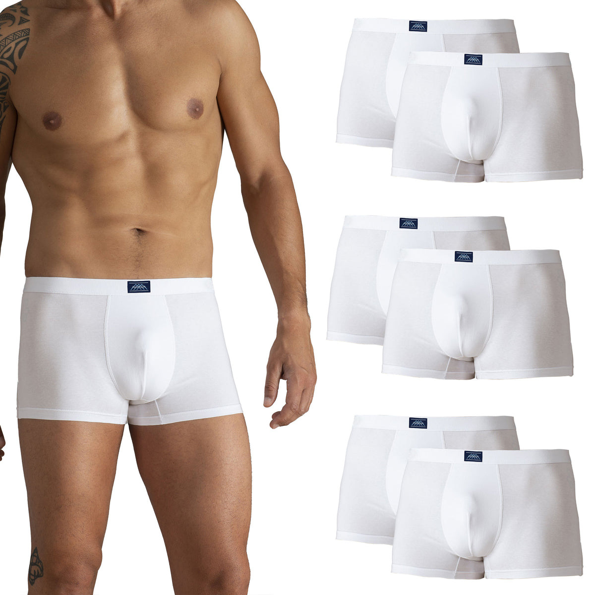 Boxer uomo cotone elasticizzato Alvada 6 pezzi
