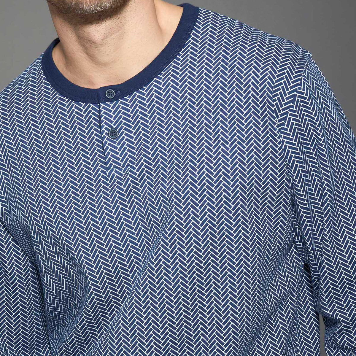 Pigiama uomo 100% caldo cotone Ragno U837N1