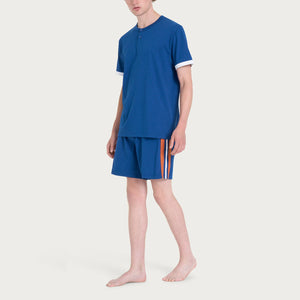 Pigiama uomo corto in 100% cotone Ragno U902ND