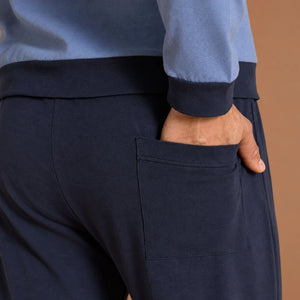 Pigiama uomo in caldo cotone scollo a serafino Ragno UA88N1