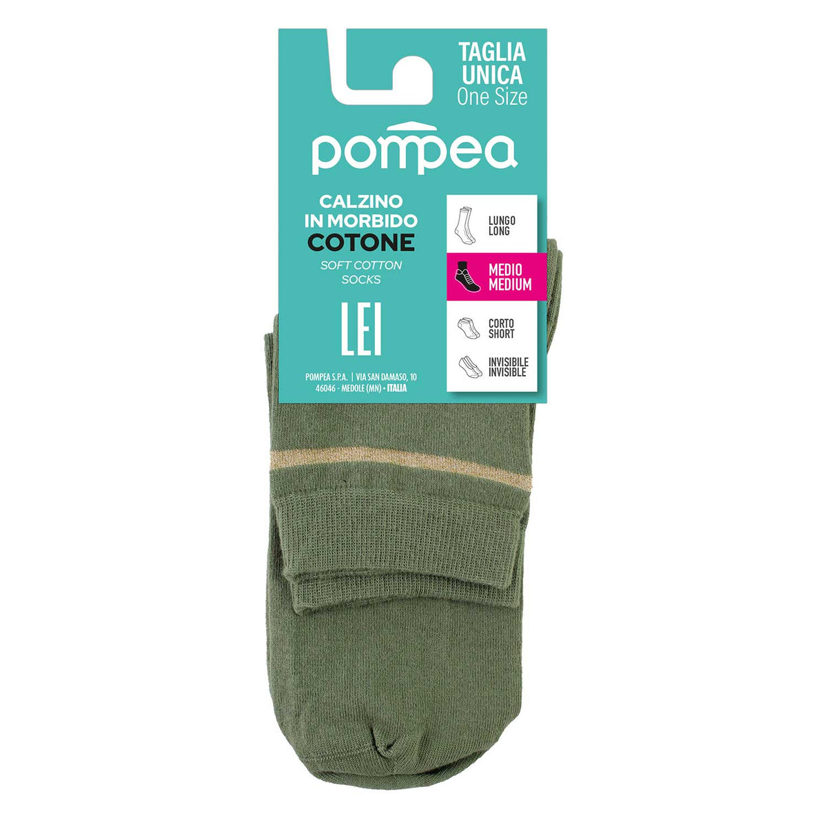 Calze donna assortite Pompea Venezia 3 paia