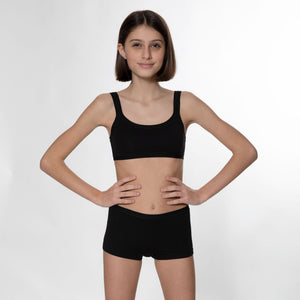 Slip boxerino da bambina cotone elasticizzato Alvada 2 Pz