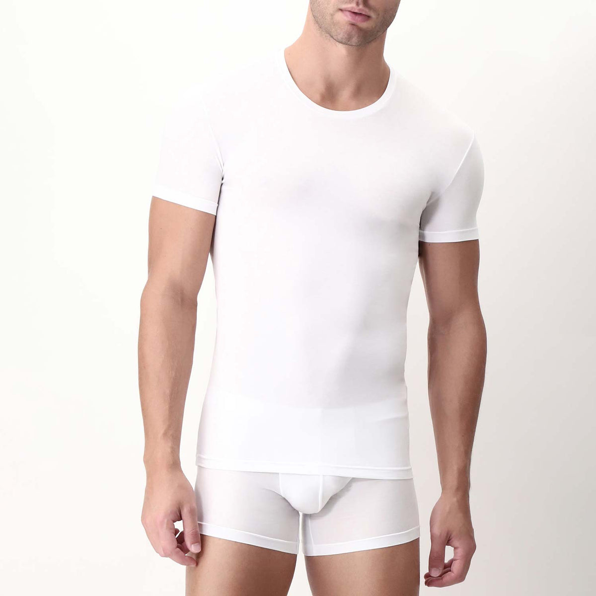 Maglia uomo Perofil VPRT00014 girocollo mezza manica in cotone modal