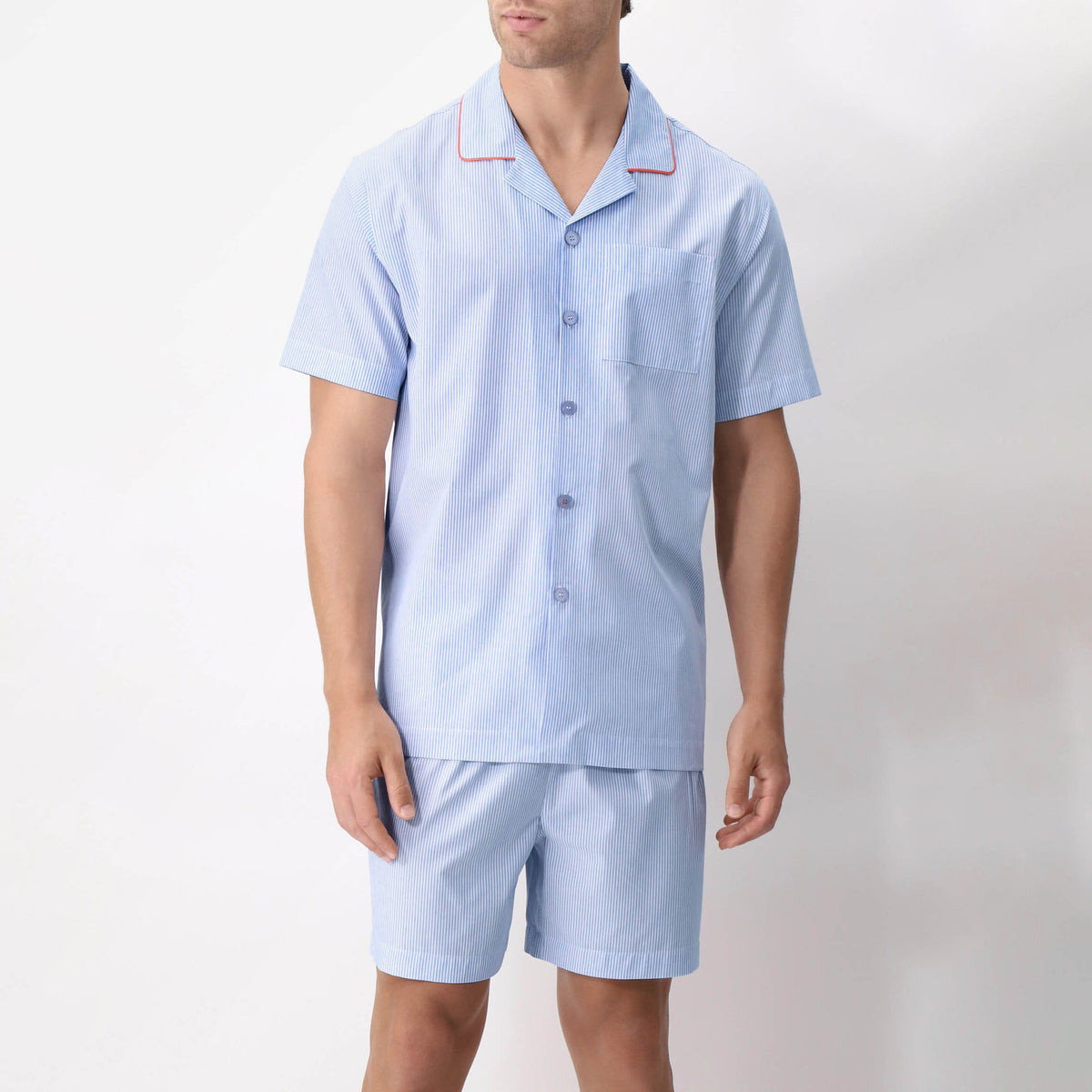 Pigiama uomo Perofil VPRT92824 corto popeline di cotone