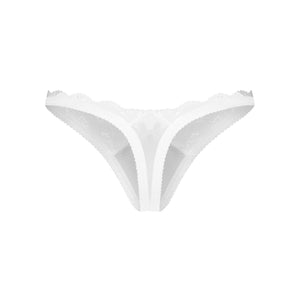 Perizoma in pizzo con strass Obsessive Weddya thong