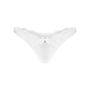 Perizoma in pizzo con strass Obsessive Weddya thong