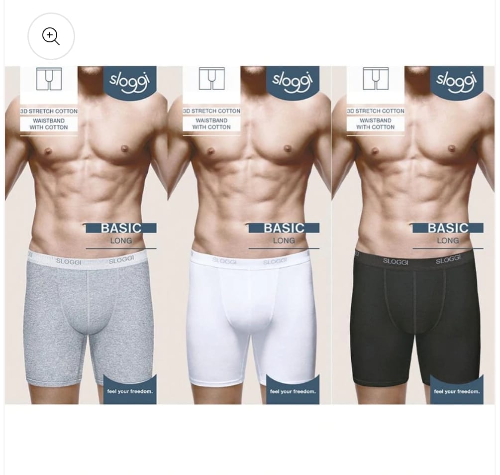 Boxer da uomo Sloggi long gamba lunga