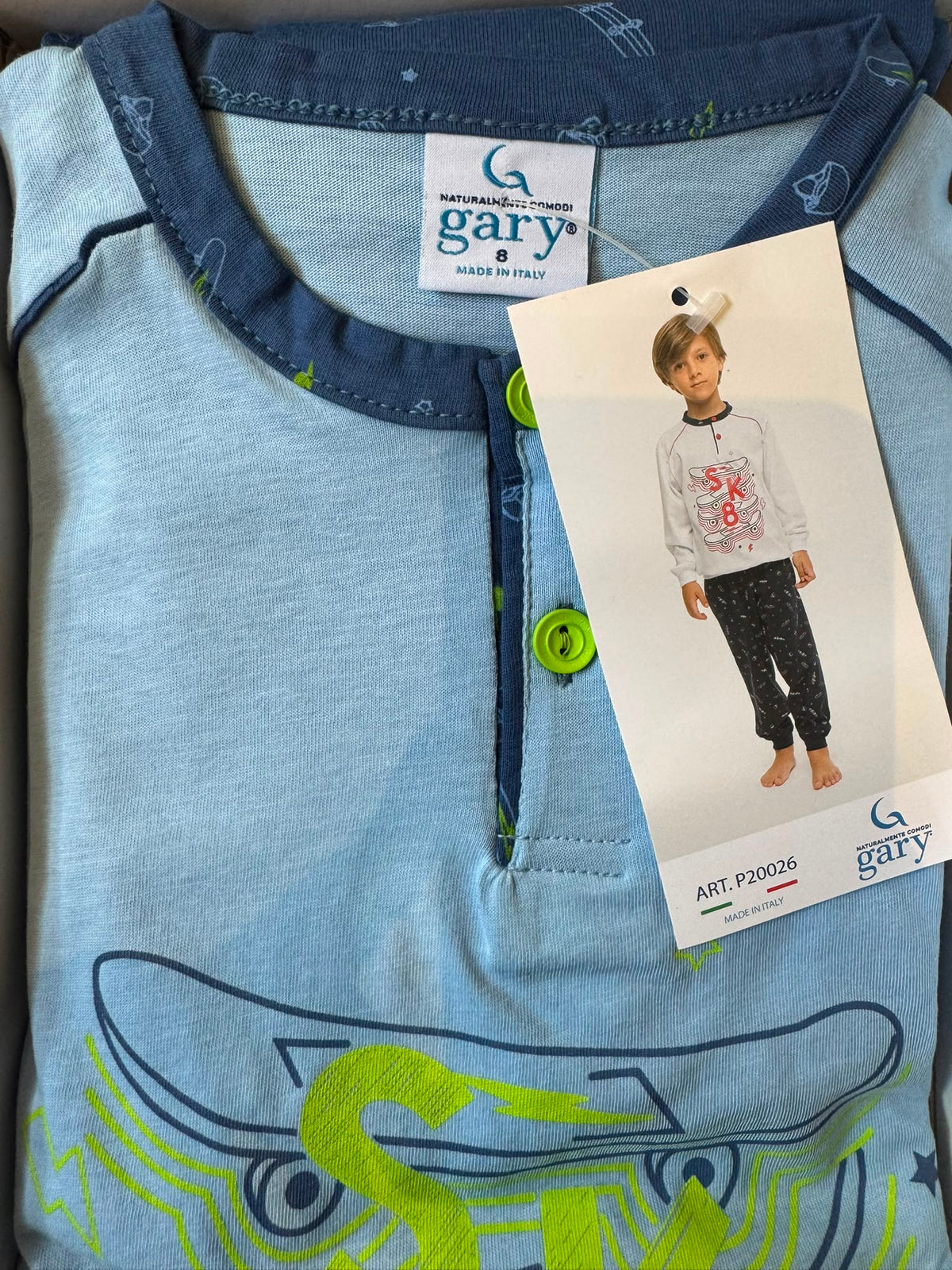 Pigiama Gary 3301 bambino cotone