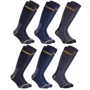 Calze lavoro corte lunghe Work Socks 6 paia