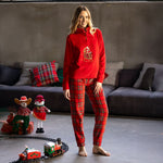 Pigiama donna natalizio in coral Irge XMASLC37