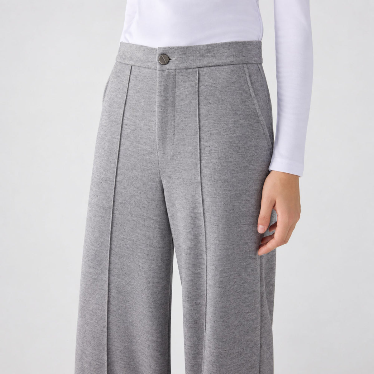 Pantalone donna vita alta viscosa Ysabel Mora 70487