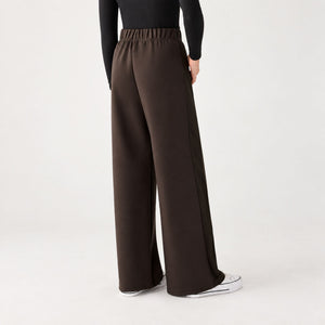 Pantalone tuta scuba dettagli a coste Ysabel Mora 70747