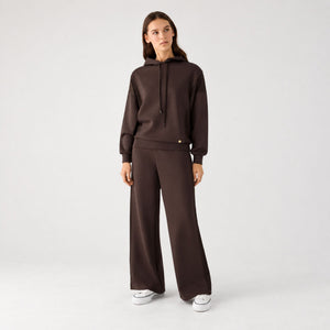 Pantalone tuta scuba dettagli a coste Ysabel Mora 70747
