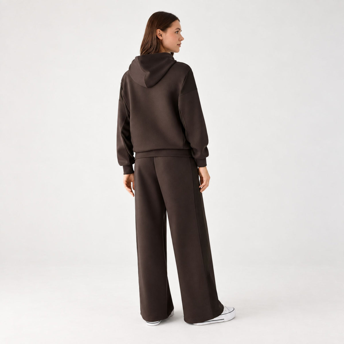 Pantalone tuta scuba dettagli a coste Ysabel Mora 70747