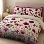 Parure copripiumino stampa digitale floreale Zambaiti digital 5408