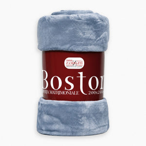 Plaid caldissimo in pile coral Zambaiti Boston