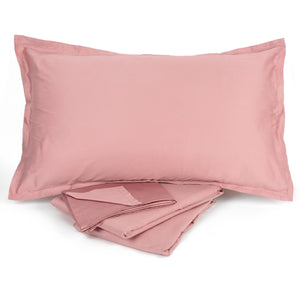 Completo letto raso di cotone 60 fili matrimoniale Zer0bed 100% Olympia 4 volani
