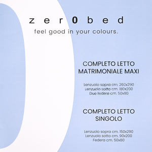 Completo letto Zer0bed in 100% cotone Vienna
