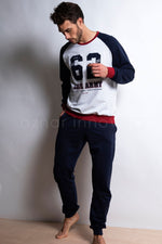 Pigiama da uomo invernale Lois 54502 sportivo